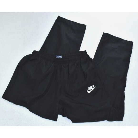 Nike Men’s Track Jogger Size XL Woven Pants Black Warm Up Swoosh 804314-010